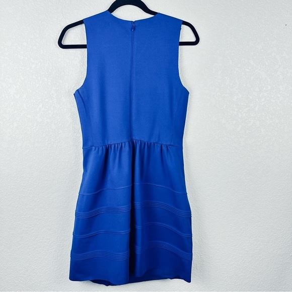 Madewell Silhouette Ponte Sleeveless Mini Dress M Cobalt Blue - Picture 6 of 12
